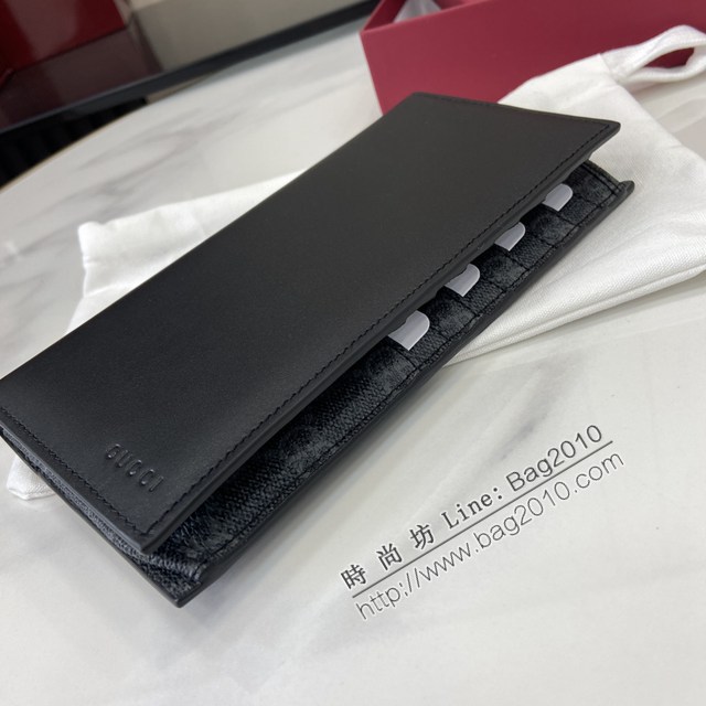 Gucci專櫃古馳最新款Emblem系列對折長夾錢包 jh2597型號：818955